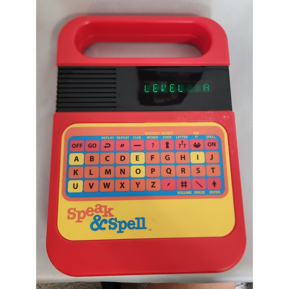 Speak And Spell Vintage Kahootz Classic Learning Model #09624 Tested, Working.